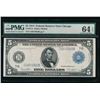 1914 $5 Chicago FRN PMG 64EPQ