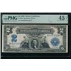 1899 $2 Mini Porthole Silver Certificate PMG 45EPQ