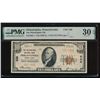 1929 $10 Philadelphia PA National PMG 30EPQ