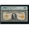 1922 $10 Gold Certificate PMG 25