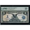 1899 $1 Black Eagle Silver Certificate PMG 25