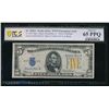 1934A $5 N Africa Silver Certificate PCGS 65PPQ