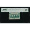 Image 1 : 50 Cent First Issue Fractional PMG 64