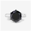 14KT White Gold 3.31ctw Black Diamond Ring
