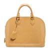 Image 1 : Louis Vuitton Gold Monogram Vernis Alma PM Handbag