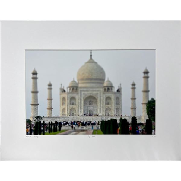 Taj Mahal Certified Photograph Richard Silver India Travel World Places