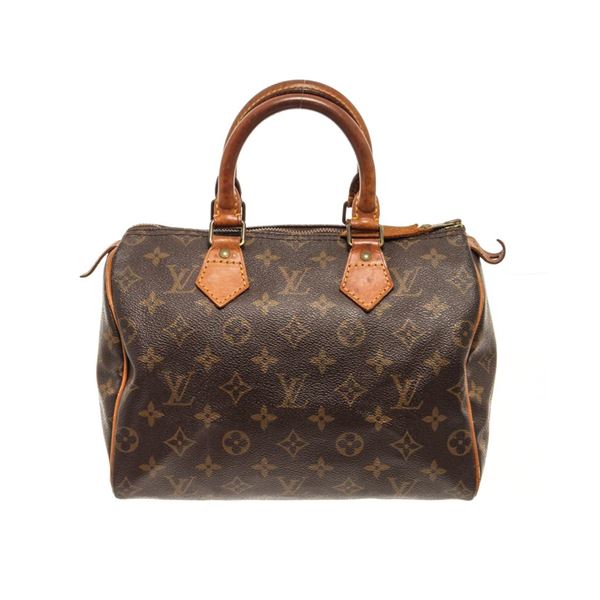 Louis Vuitton Brown Monogram Speedy 25 Handbag