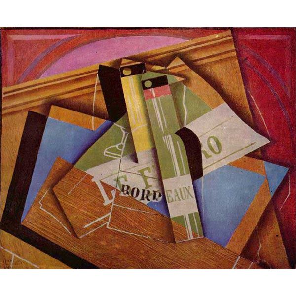 Juan Gris - Still Life With Bordeau Winde