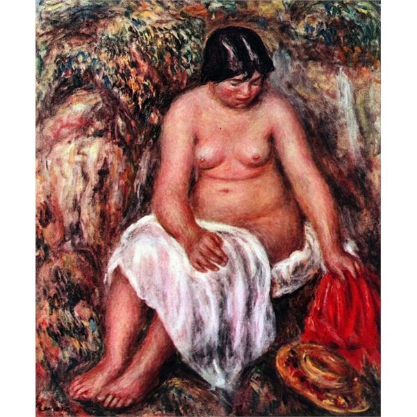 Renoir - Nude  With Straw