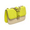 Image 2 : Valentino Yellow Green Leather Glam Lock Shoulder Bag