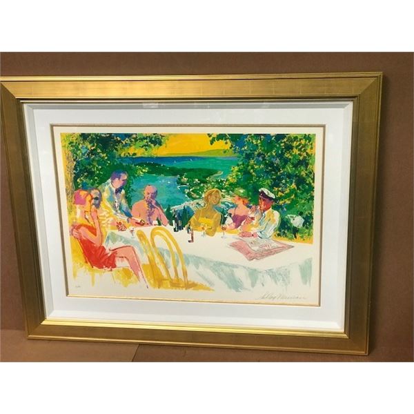 Wine Alfresco by Leroy Neiman