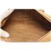 Image 9 : MCM Duffle Mini In White/Tan Coated Canvas Shoulder Bag