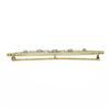 Image 6 : Antique Edwardian Krementz 14k TT Gold European Diamond Filigree Bar Pin Brooch