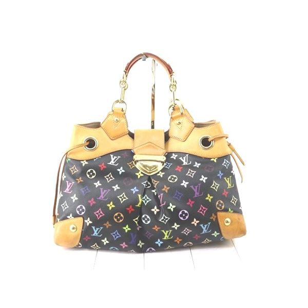 Louis Vuitton Black Multicolor Monogram Leather Ursula Bag