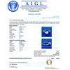 Image 4 : 0.46 ctw CENTER Diamond 18K White Gold Ring (0.73 ctw Diamonds)