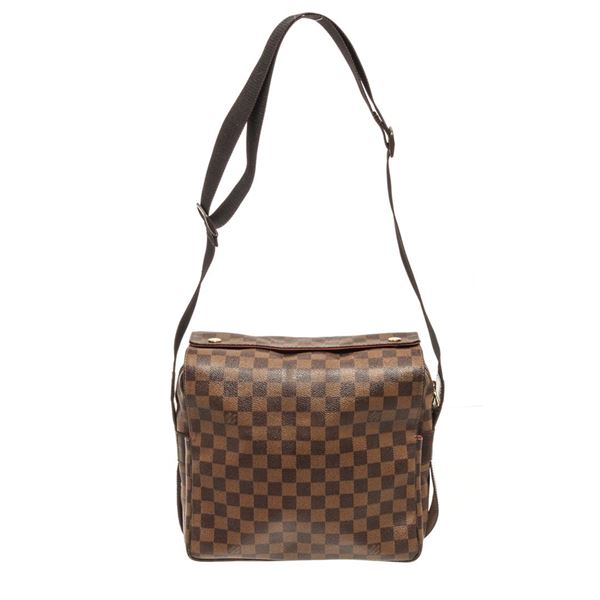 Louis Vuitton Damier Ebene Canvas Naviglio Shoulder Bag