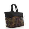 Image 1 : Prada Convertible Double Tote Printed Tessuto