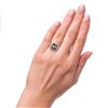 Image 3 : 0.58 ctw Diamond and 1.06 ctw Ruby Platinum Ring (1.1 ctw Diamonds)