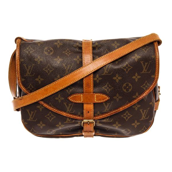 Louis Vuitton Brown Monogram Canvas Saumur 30cm Shoulder Bag