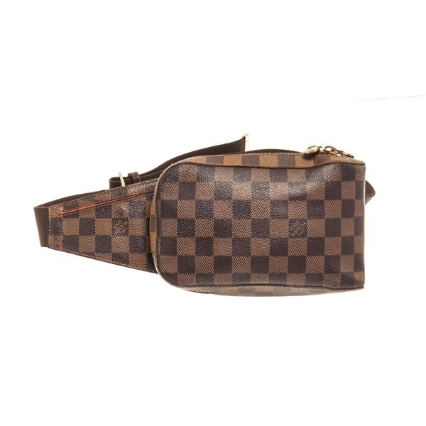 Louis Vuitton Brown Damier Ebene Canvas Geronimos Shoulder Bag