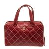 Image 1 : Chanel Red Wild Stitch Tote Bag