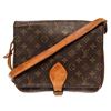 Image 1 : Louis Vuitton Brown Monogram Canvas Cartouchiere GM Messenger Bag