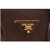 Image 6 : Prada Brown Nero Glace Calf Leather Double Tote Bag