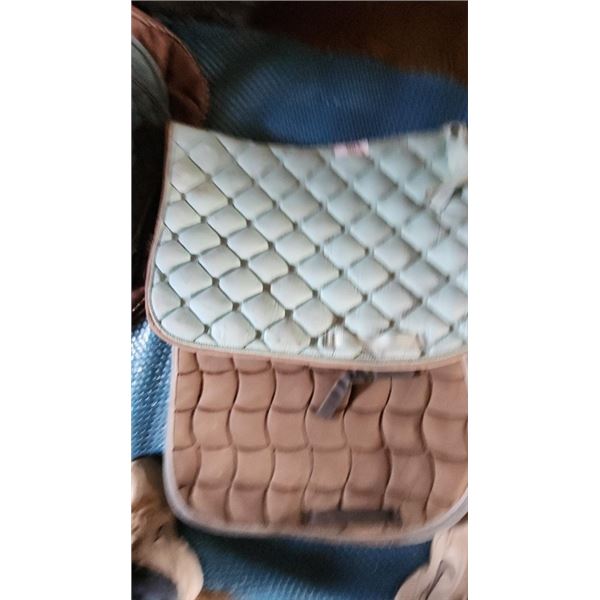 2-Saddle Pads In Good Condition