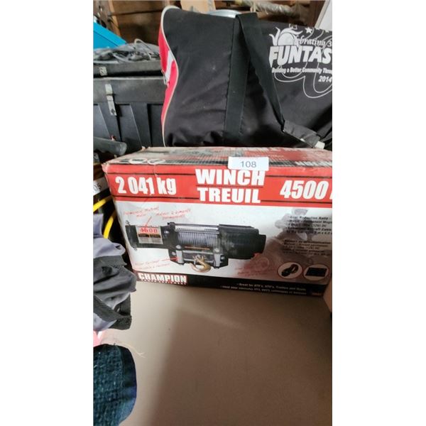 New 4500lb Winch With Remote