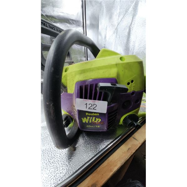 Poulan Wild Thing Chain Saw 18"