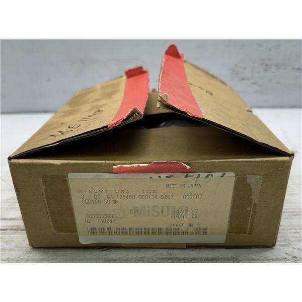 Box of (4) Misumi USA INC.  CEBY50-50-R Flexable Shafts