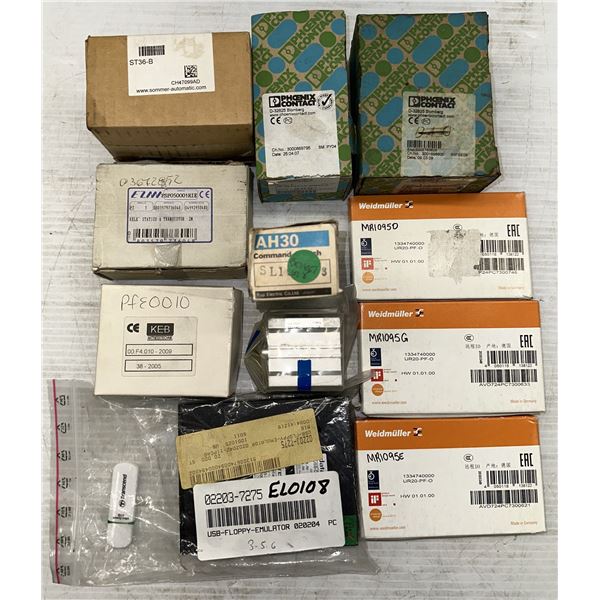 Lot of Misc. Phoenix Contact, Weidmuller, Keb, Items Plus More+++++