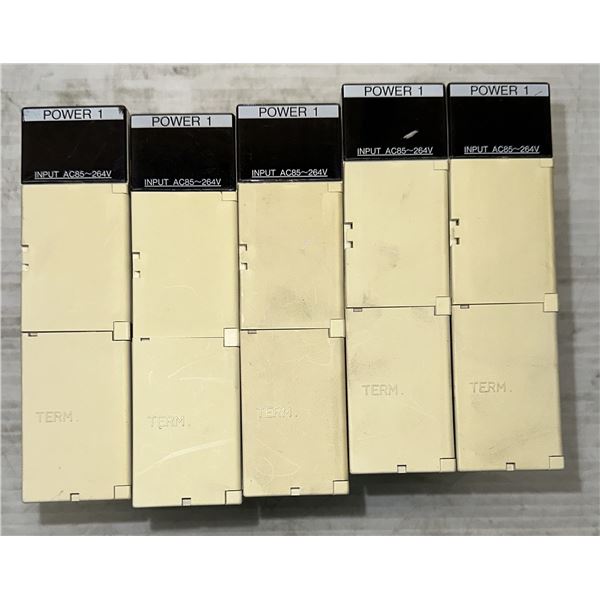 Lot of (5) Toyoda Toyopuc #POWER1 / THV-2747 Power Supplies