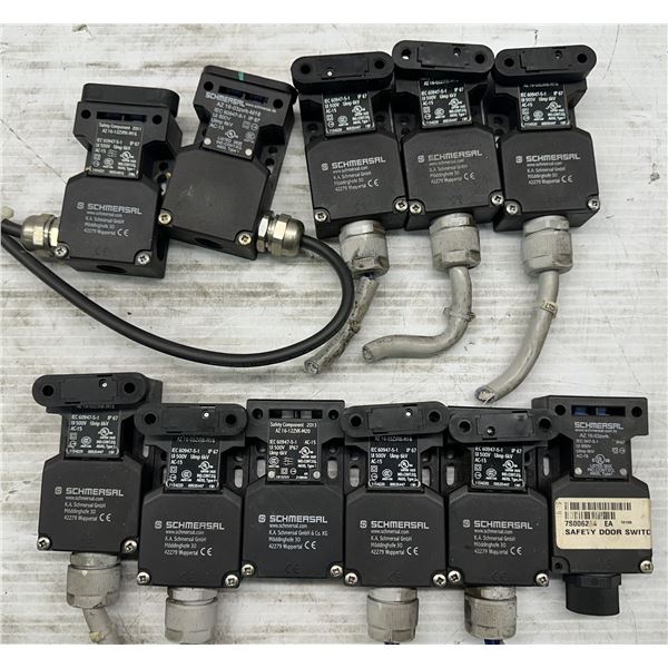 Lot of (11) Misc. Schmersal Safety Interlock Door Switches