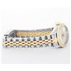 Image 9 : Rolex Ladies Quickset 2T 18K & Steel Silver Index Dial Diamond Lugs 26MM Wristwa