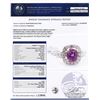 Image 4 : 1.57 ctw Pink Sapphire and 0.37 ctw Diamond 18K White and Yellow Gold Ring
