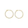 Image 3 : 2.50 ctw Diamond Hoop Earrings - 14KT Yellow Gold