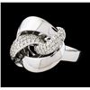 0.51 ctw Diamond Ring - 14KT White Gold