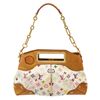 Louis Vuitton White Multicolor Monogram Judy MM Shoulder Bag