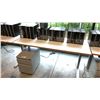 Image 2 : HAWORTH BEIGE/GREY ELECTRIC SIT/STAND PROGRAMMERS TABLE 71" X 29"
