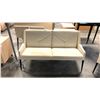 Image 2 : BEIGE 60" 2 SEAT SOFA