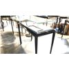 Image 2 : BLACK LACQUER/TEMPERED THICK GLASS WIRED JEWELRY DISPLAY CASE 48" X 24" X 48" WITH DETACHED GLASS