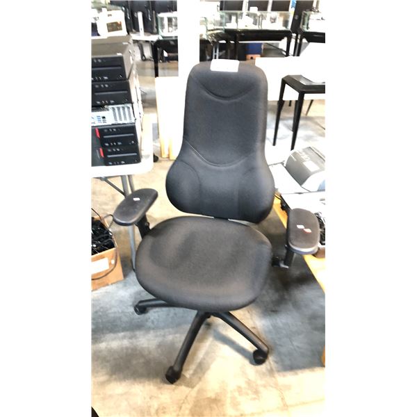 BLACK MULTI-LEVER HI-BACK TASK CHAIR