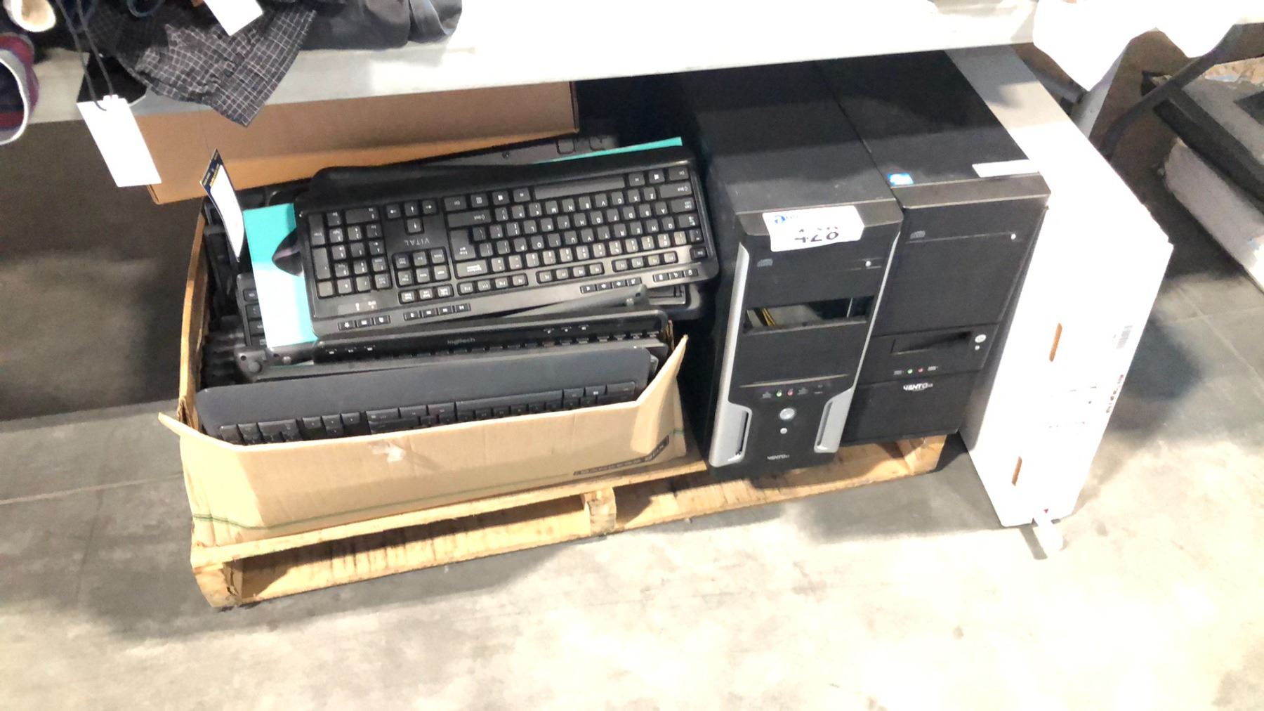 Keyboard Computer Parcel PALLET OF COMPUTER PARTS, BOX OF KEYBOARDS/MICE AND MINI PC - Able Auctions