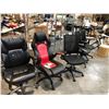 Image 1 : 5 ADJUSTABLE TASK CHAIRS - COSMETIC ISSUES