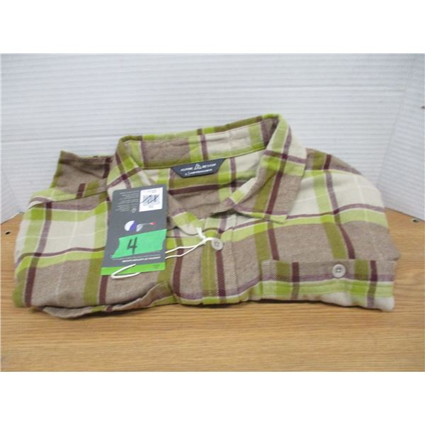 NEW:  MEN'S PLAID SHIRT (SIZE LARGE)
