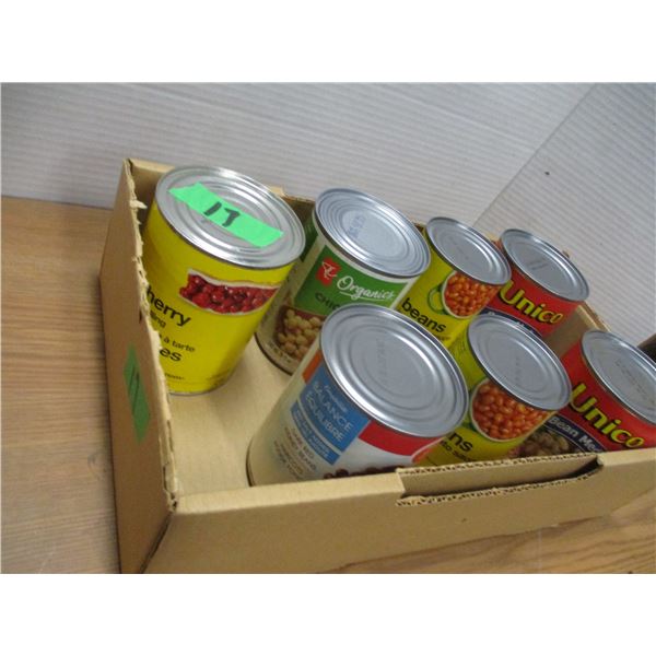 SHELF PULLS (AS IS):  ASSORTED BEANS - 7 CANS