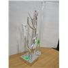 Image 1 : ESTATE:  CHROME TREE & TALL VASE