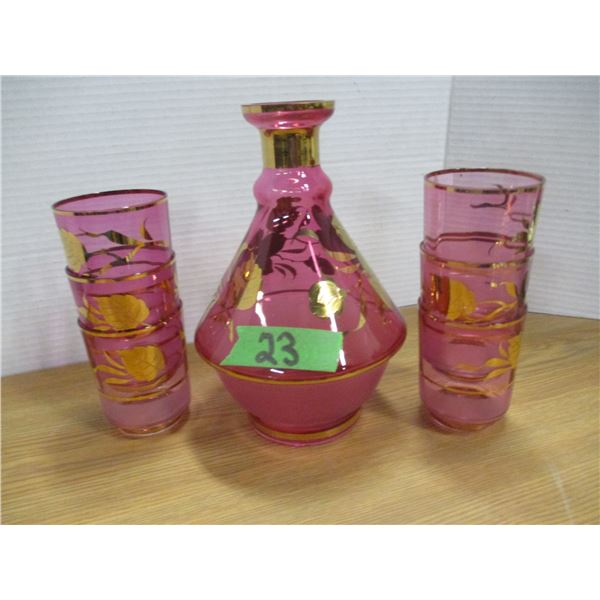 ESTATE:  7 PIECE DECANTER SET