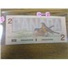 Image 1 : 1986 POKER HAND SERIAL NUMBER LAST OF CANADA $2 BILLS